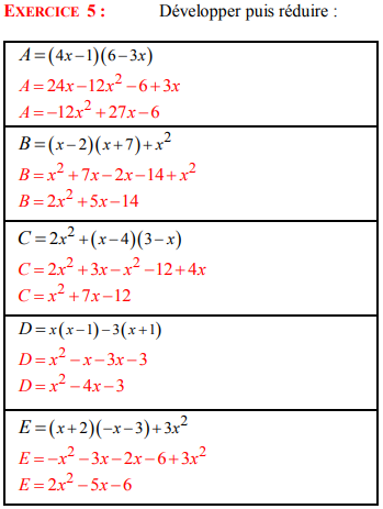 Séance 31/03/20 (8h-10h) - Chapitre 07- Calcul Littéral [4E6] - Math  Alternative (Classe 4E6)
