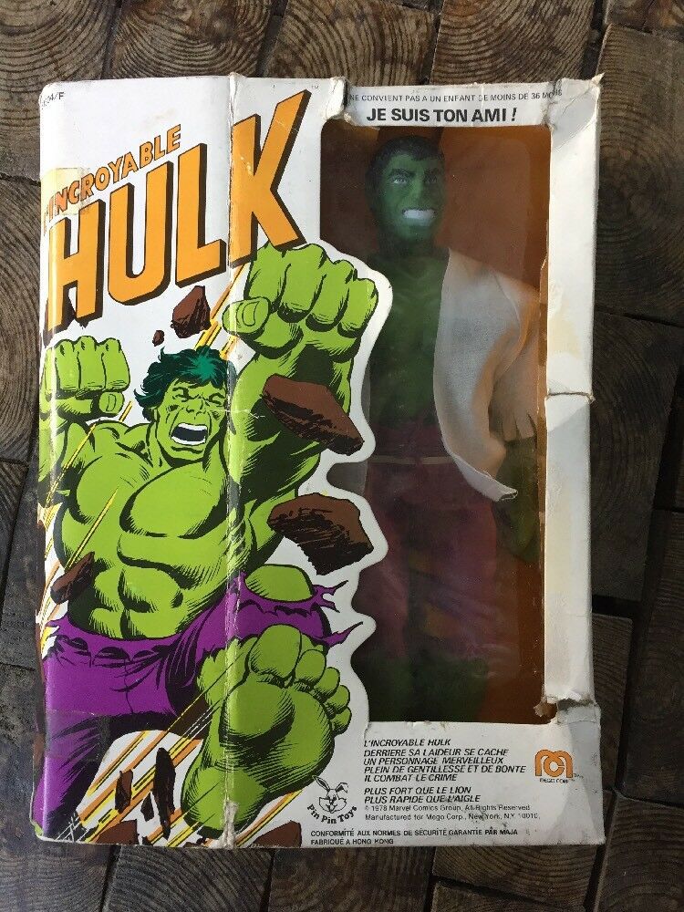 Hulk 12" version française - Mego / Pin Pin (1978)