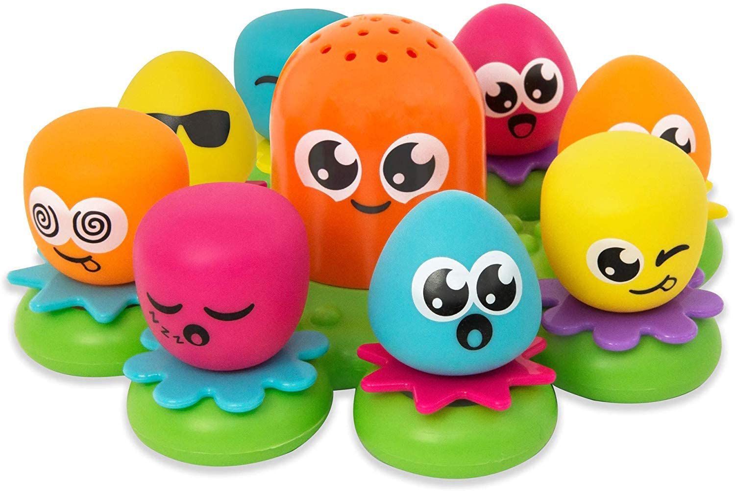 Tomy Wasserspiel Fur Kinder Okto Plantschis Mehrfarbig Hochwertiges Kleinkinderspielzeug Spielzeug Fur Die Badewanne Babyspielzeug Ab 1 Jahr Geschenke Fur Babys Badewannenspielzeug Baby Philip