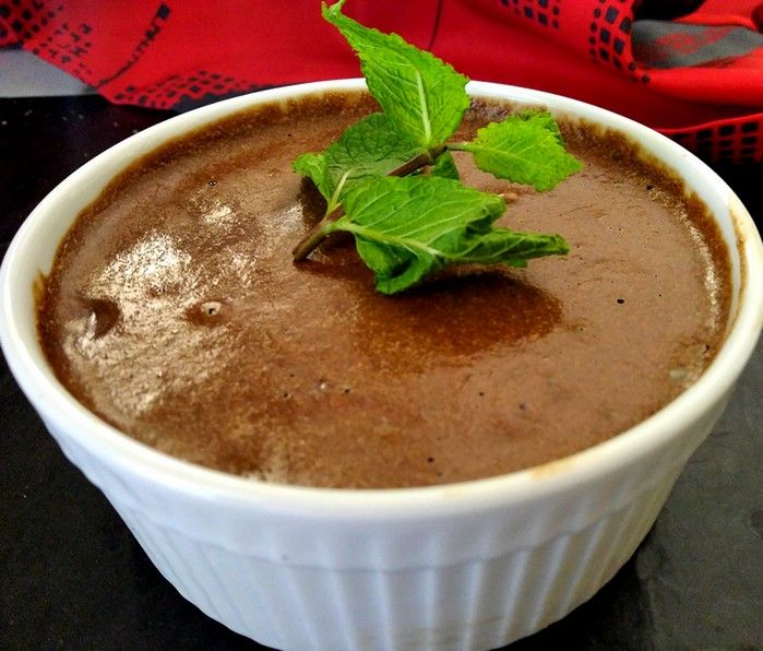 ramequin de mousse au chocolat