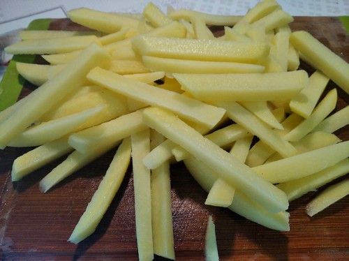 Accompagnement frites fraîches