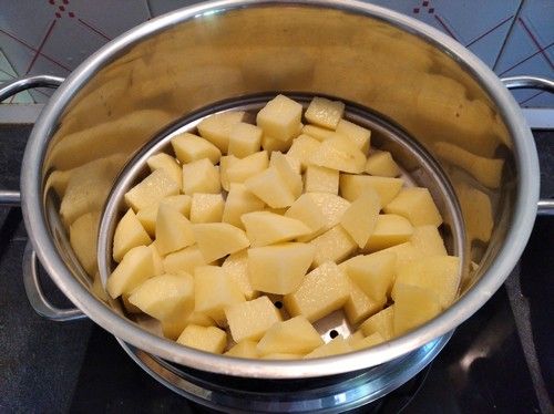 Cuisson vapeur des pommes de terre