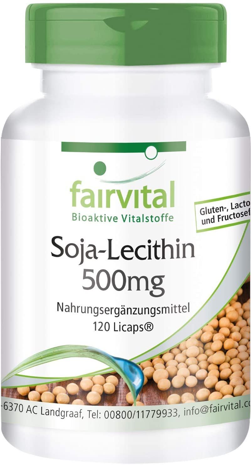 Lécithine de Soja 500mg Végan Hautement dosé 120 Licaps ANNA BIO