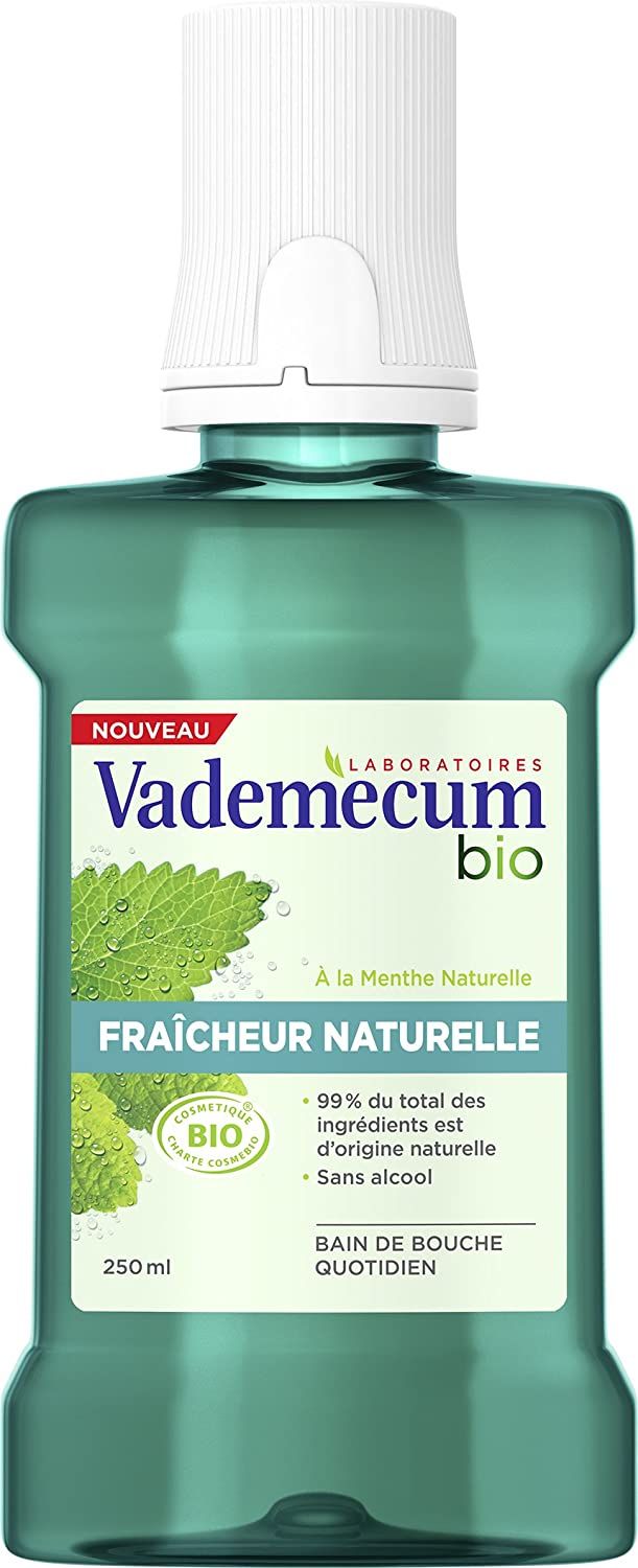 Vademecum Bain de Bouche Bio Menthe Naturelle Fraîcheur 250 ml LENNY BIO