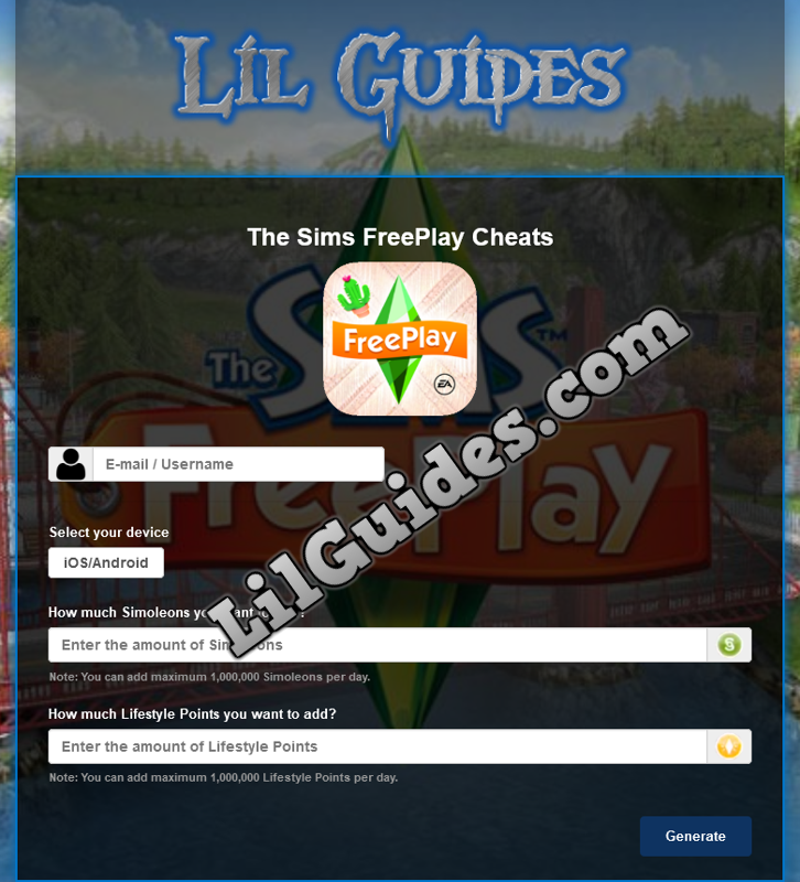 The Sims FreePlay Hack and Cheats [Free Simoleons and Lifestyle Points