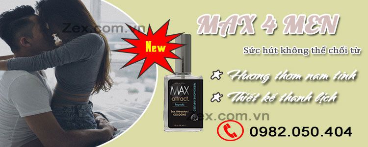 Nước hoa kích dục nữ cực mạnh Max 4 Men