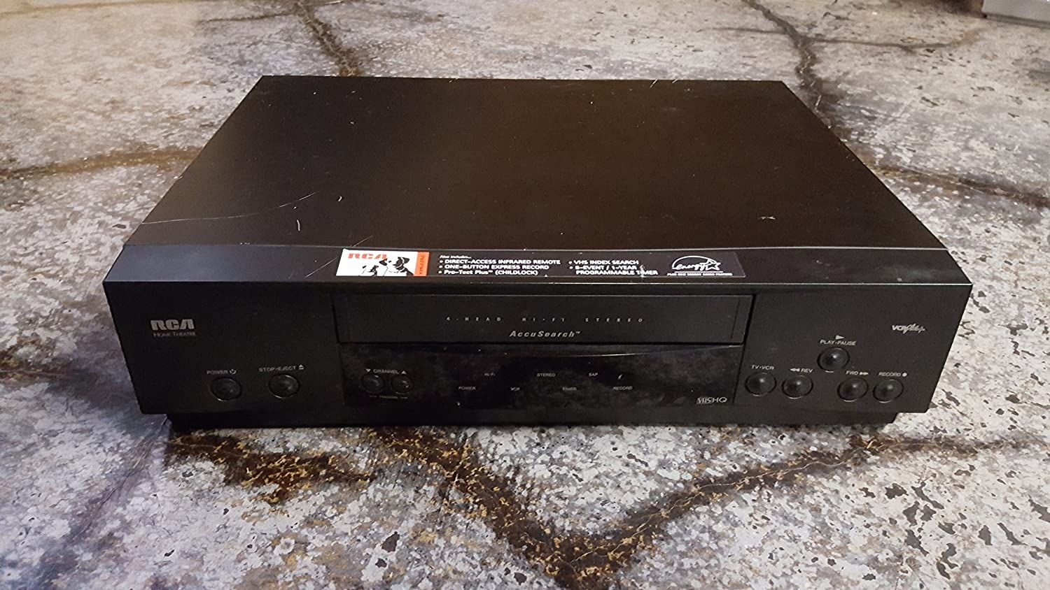 RCA VR622HF 4Head HiFi VCR Hifi Jose