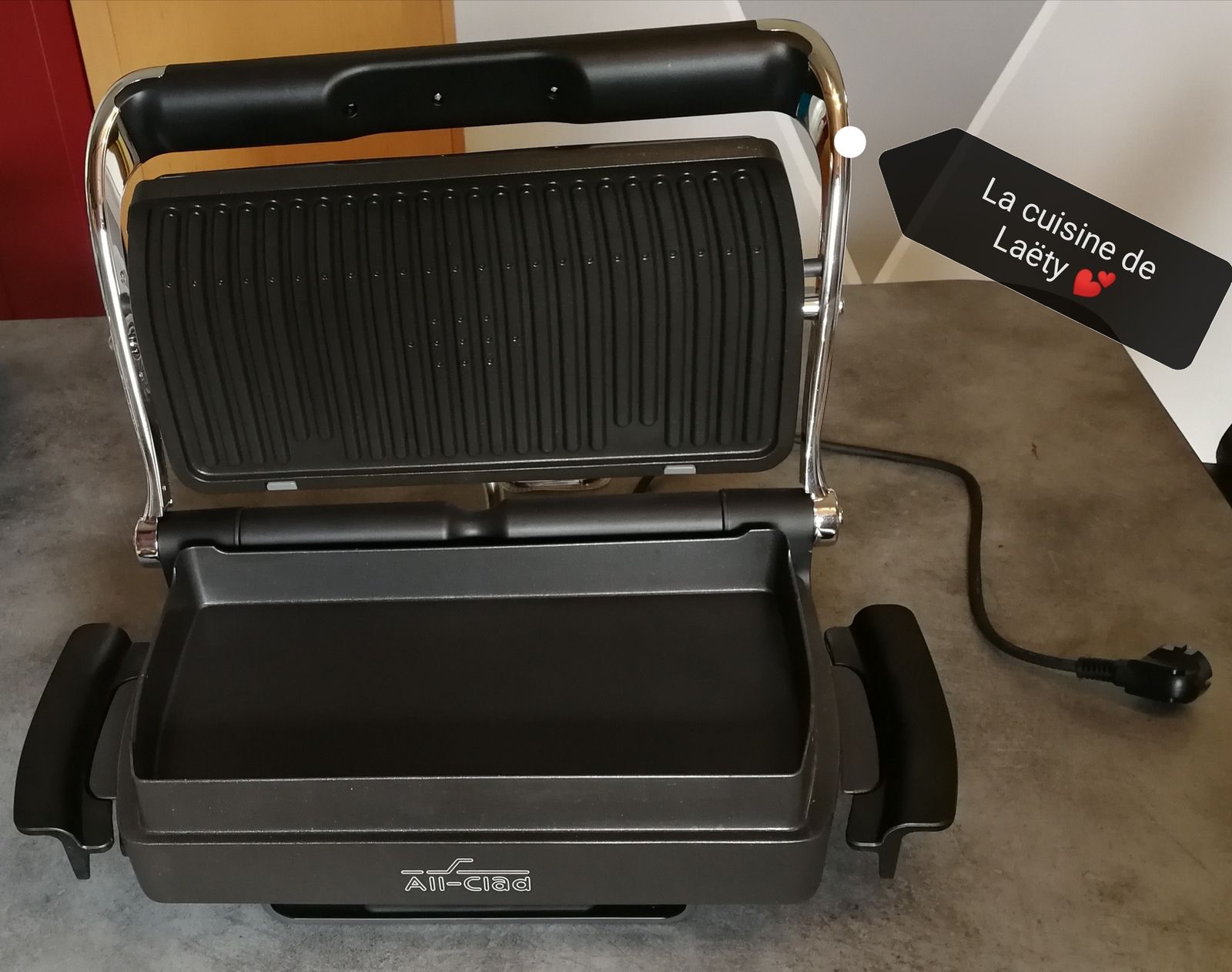 Le Grill AllClad XL Autosense La cuisine de Laëty