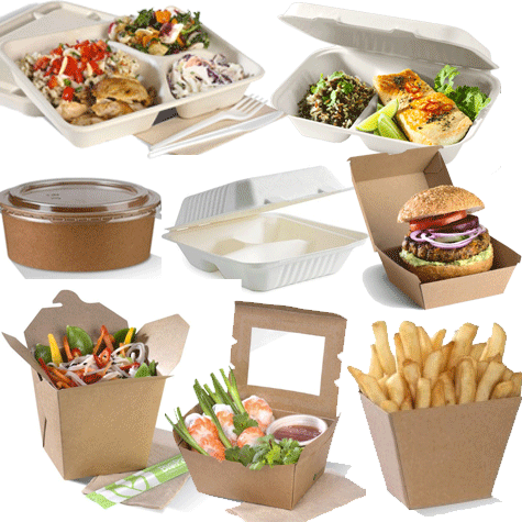 Takeaway food packaging