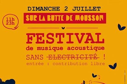 Pont-à-Mousson Festival acoustique La Colline En CHANTER le 2 juillet 2017