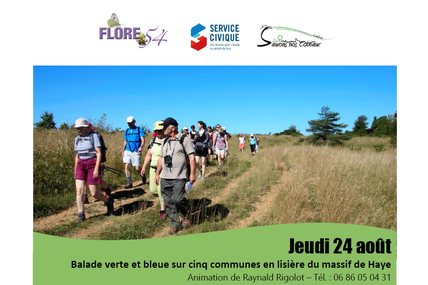 Laxou Balade verte et bleue en lisière du massif de Haye le 24 août 2017