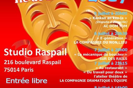 L'atelier théâtre de l'Equipe au festival de théâtre Ile-de-France 2017