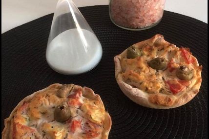 Petites pizzas au Tofu
