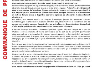 Le projet Europacity doit être rejeté! Communiqué du groupe Front de Gauche du #CD93