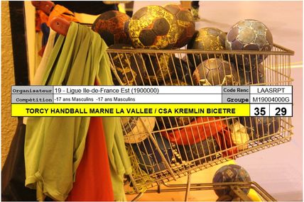 THBMLV vs LE KREMLIN-BICÊTRE (Excellence LIFE -17 Ans) 19.11.2016