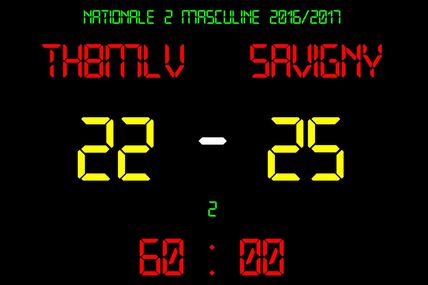 THBMLV 1 vs Savigny HB 91 (N2M) 18.02.2017