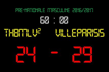 THBMLV 2 vs Villeparisis (Pré-Nationale) 11.03.2017