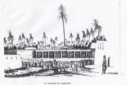 Le marché de Laghouat en 1844