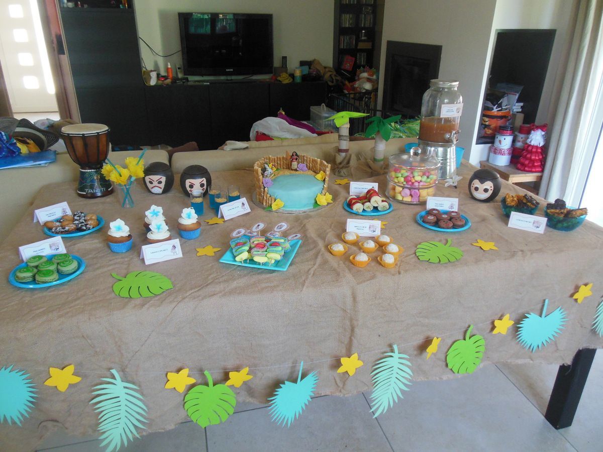 Anniversaire Vaiana Avec Les Copines Sweet Party Events