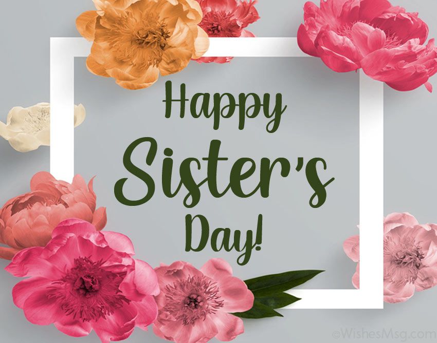 Happy Sisters Day Wishes Messages And Quotes Wishes Msg