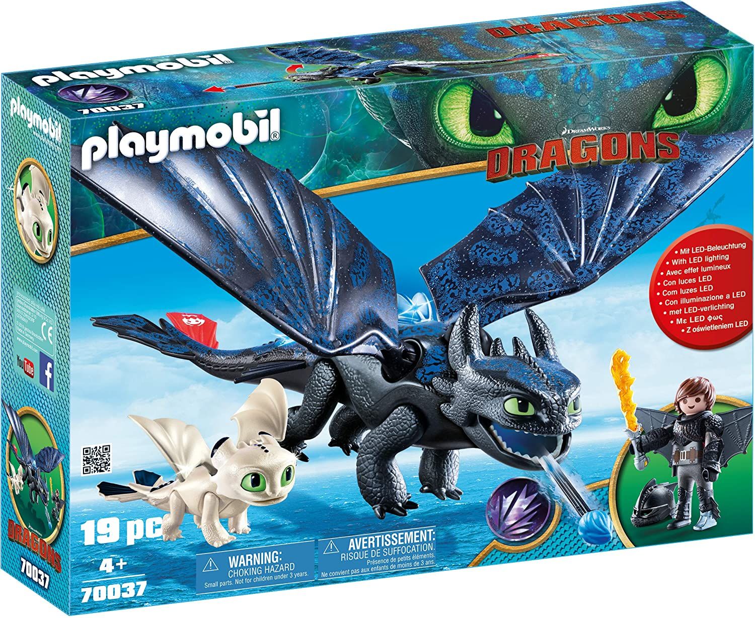 Playmobil Krokmou et Harold avec Bébé Dragon 70037 ALEXANDRE JOUET