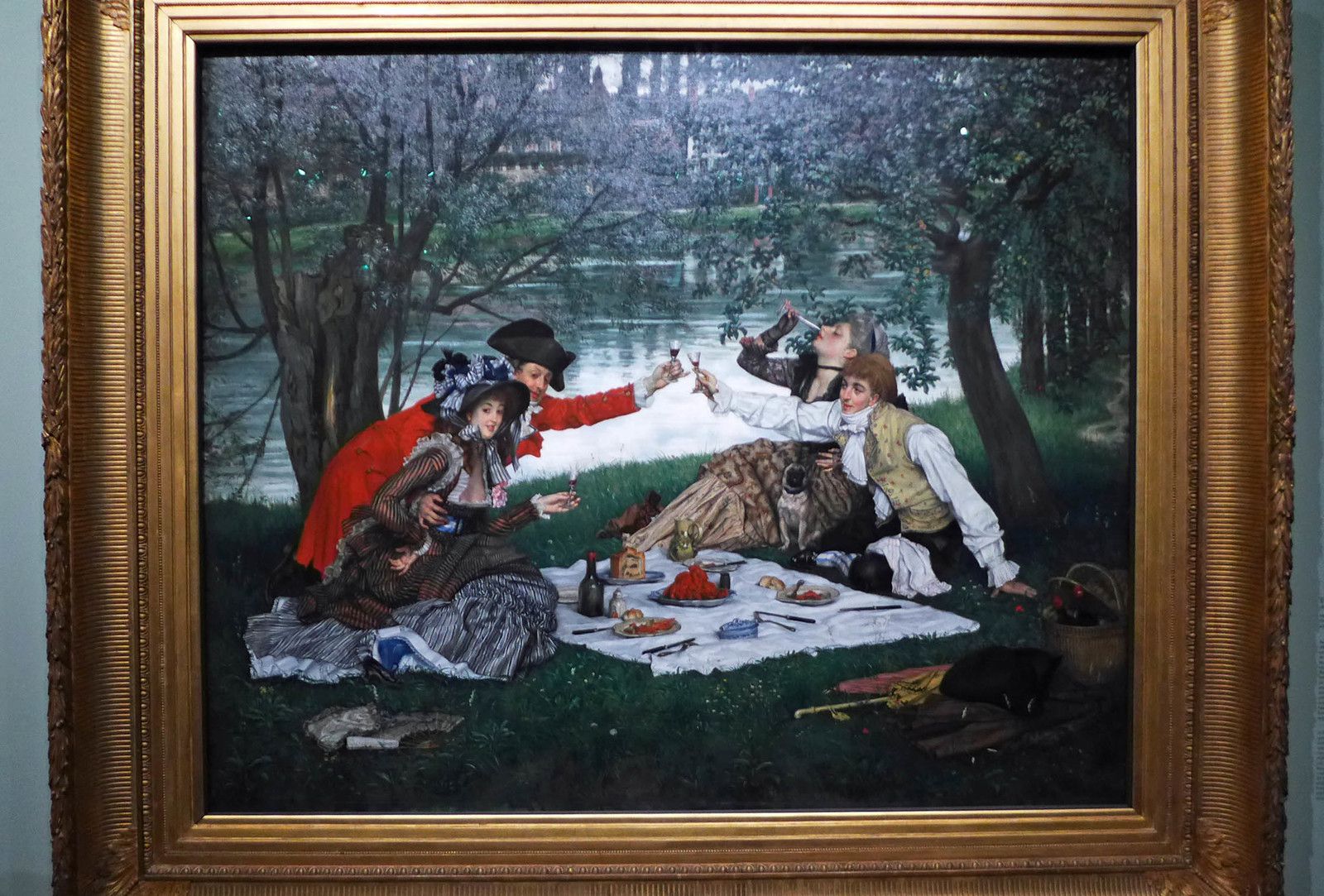 James Tissot, Partie carrée (1870), huile sur toile. Ottawa, National Gallery of Canada.
