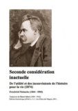 Seconde considération inactuelle. de Friedrich Nietzsche