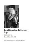 La philosophie du Moyen Age. de Emile Bréhier