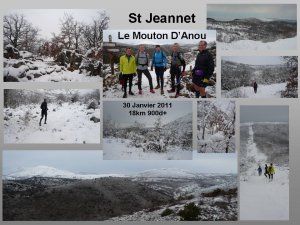 Sorties Trail Blanc - "Mouton d'Anou" (St Jeannet) et "Mont Vial" (Revest)