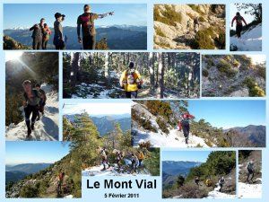 Sortie Trail Neige - "Mont Vial" (Revest-les-Roches)
