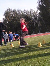 Nos poussins à la Lauvette!! 