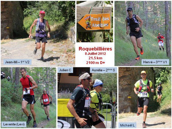 Trail des Abeilles 2012 (Roquebillières) - Podiums pour l’ASPTT Nice