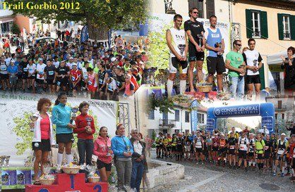 Podiums ASPTT Nice au Trail de Gorbio 2012
