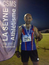 Régionaux sur Piste 2013 (La Seyne) – « JB » Champion Côte d’Azur Vétéran sur 5000 m