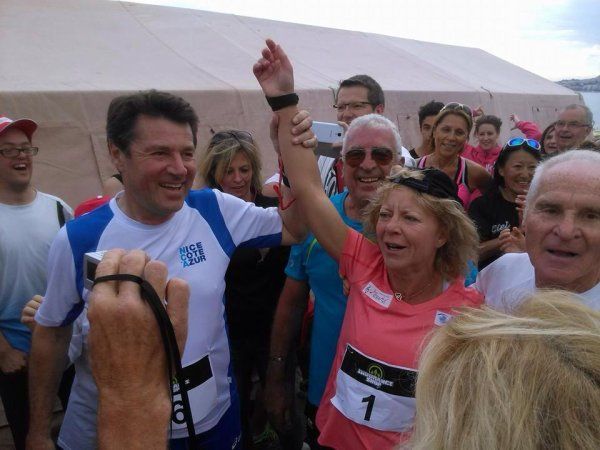 « 24 h, le défi ! » 2014 (Nice) - Nathalie Cuny, 150 km courus en 24 h !