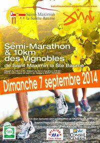 Semi-Marathon de Saint-Maximin (83) 2014 – Podium pour François-Marie Pétry