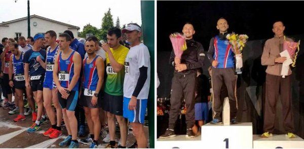 Corrida de Villeneuve-Loubet 2014 – La Victoire à Fabien Lods, Michele Simoncelli 3ème Féminine, Podium pour Sébastien Bertoni