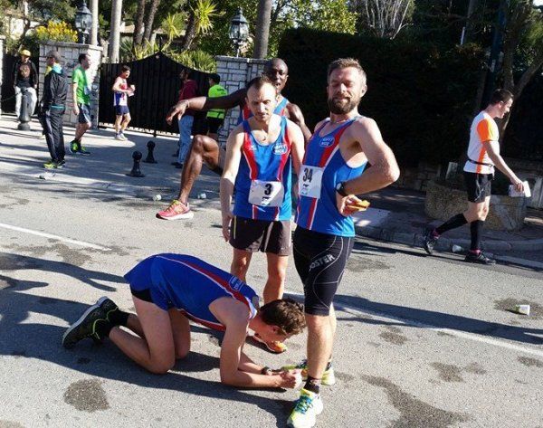 Foulées Panathlon du Cap 2015 (Saint-Jean-Cap-Ferrat) - Ancelot Lecanu 3ème scratch, David Demarty 3ème V1M, Jocelyne Gubbiotti 1ère V3F