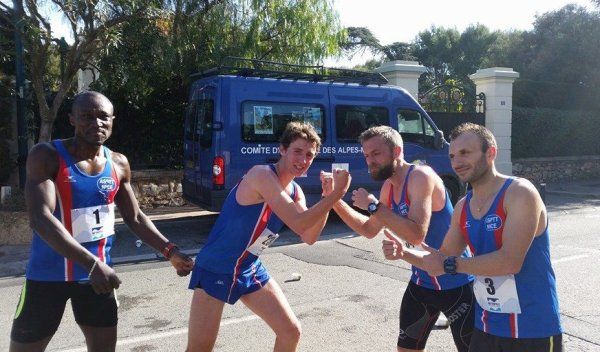Foulées Panathlon du Cap 2015 (Saint-Jean-Cap-Ferrat) - Ancelot Lecanu 3ème scratch, David Demarty 3ème V1M, Jocelyne Gubbiotti 1ère V3F