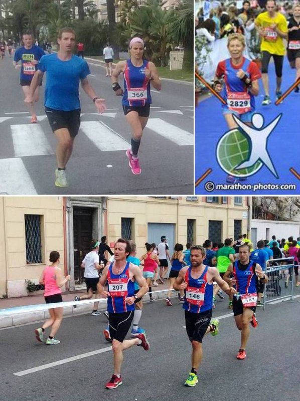 Semi-marathon de Nice 2015 – Amandine Guerdoux Championne Régionale...... Jocelyne Gubbiotti en tête de la catégorie V3F
