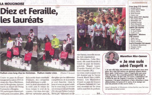 La Mouginoise 2016 (Mougins) - Un record de participation !