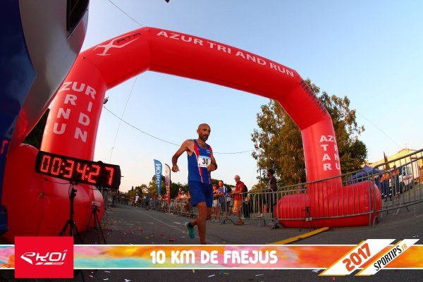 10 km de Fréjus 2017 - Top 10 pour JB, Moez 3ème Master 1, Romain 2éme Espoir