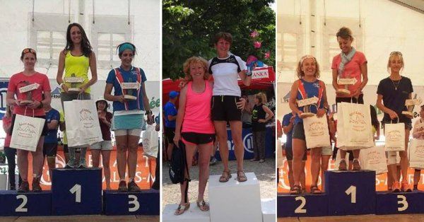 Challenge Allianz Vésubie-Tinée 2017 - Podiums féminins avec Nadia, Jany et Isabelle