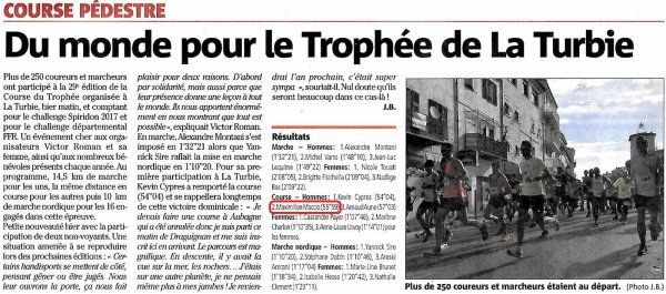 Course du Trophée 2017 (La Turbie, 06) - Maximilien Maccio 2ème sratch (1er Master 1)