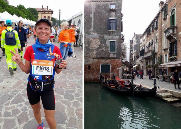 Le Marathon de Venise 2017, 16ème marathon de Muriel Rolle !