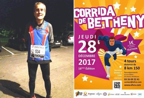 Corrida de Bétheny (Marne) 2017 - Bernard Lefevre... le retour !