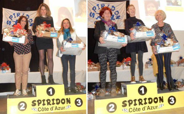 Challenge Spiridon Côte d'Azur 2017 - Nadia Houara et Jocelyne Gubbiotti lauréates
