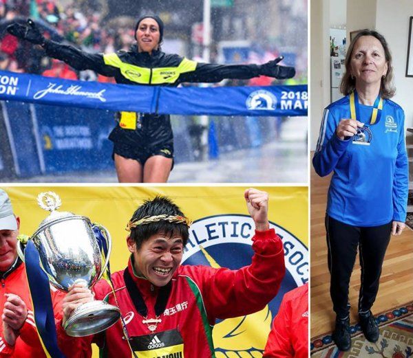 Marathon de Boston 2018 (USA) - Muriel Rolle contre vents et marées !