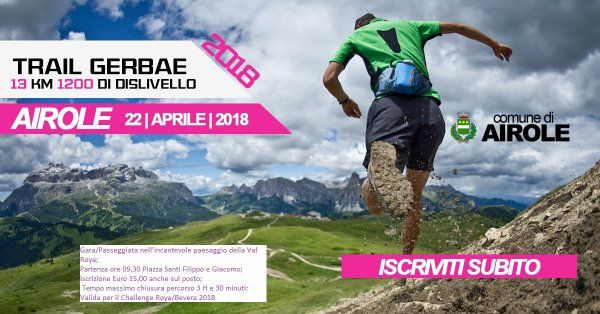 Trail Gerbae d'Airole 2018 (Italie) - Victoire féminine d'Isabelle Belia