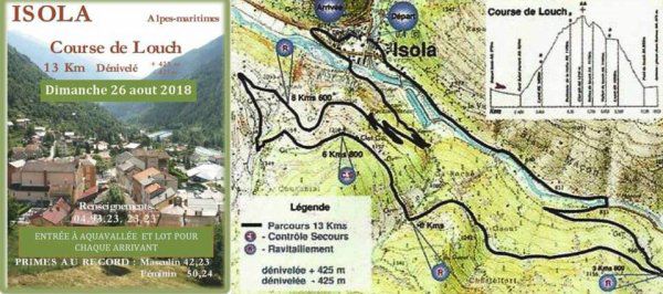 La Course de Louch 2018 (Isola, Alpes Maritimes) - Victoire d'Eric Descamps